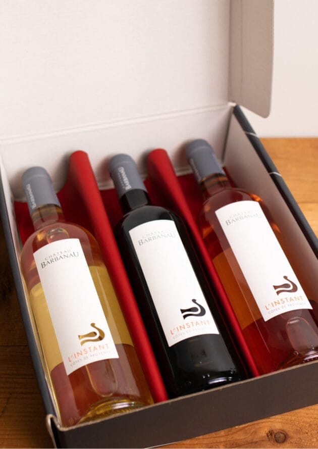 coffret noël de vins "découverte en couleur" Barbanau