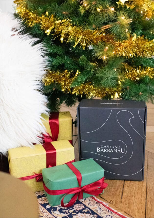 coffret noël de vins sous le sapin "découverte en couleur" Barbanau