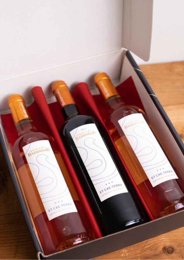 coffret noël de vins sous le sapin "signature du château" Barbanau