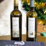 coffret noël de vins sous le sapin "Duo de Cassis" du château Barbanau avec son tablier