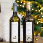 coffret noël de vins sous le sapin "Duo de Cassis" du château Barbanau avec son tablier
