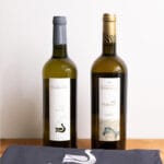 coffret noël de vins sous le sapin "Duo de Cassis" du château Barbanau avec son tablier