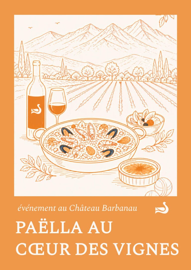 Affiche événement Paëlla au cœur des vignes