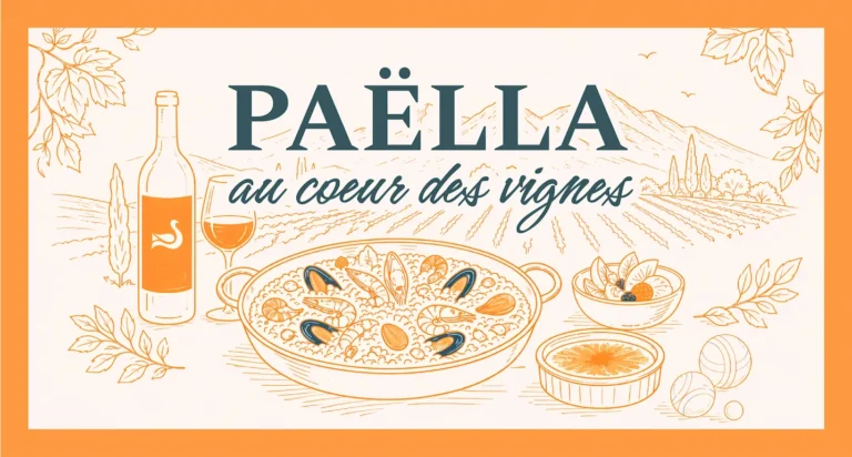 Paëlla au coeur des vignes - Château Barbanau