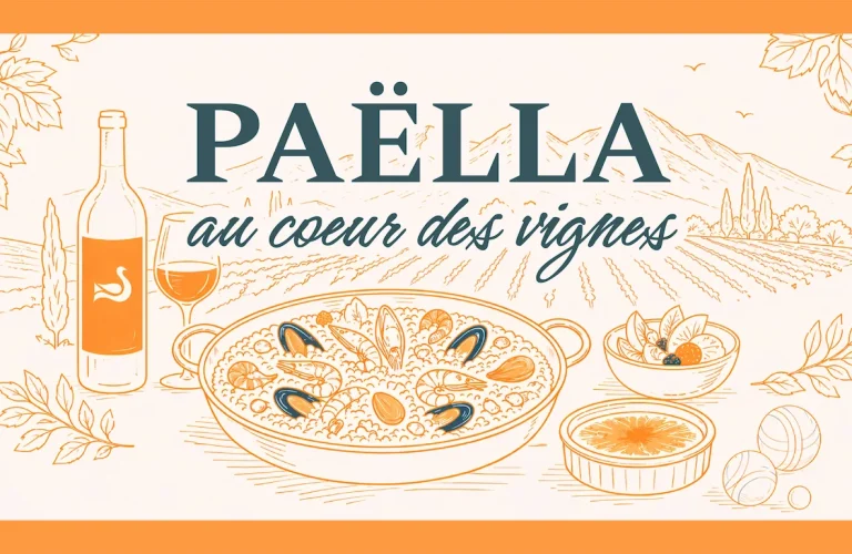 Paëlla au coeur des vignes - Château Barbanau